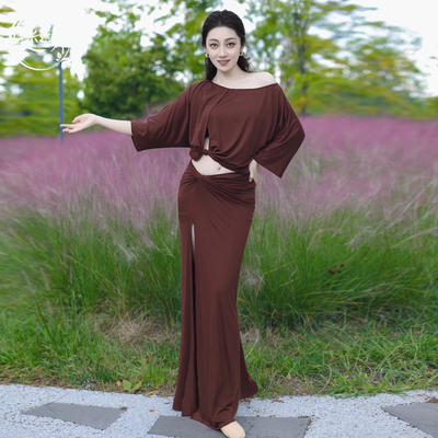 迷迭舞轻法式肚皮舞练功服新款