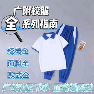 广大附中校服短袖荔广白云花都金悦番禺高新区从化京师云湖同悦.