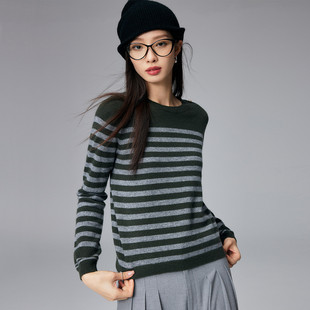 PALUOPO ET23166R 帕罗山羊绒圆领女衫