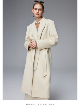 PALUOPO/帕罗秋冬时尚百搭绵羊毛大衣ET23377D