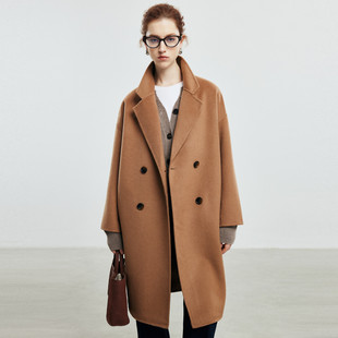 PALUOPO/帕罗绵羊毛女大衣ET2F2668D