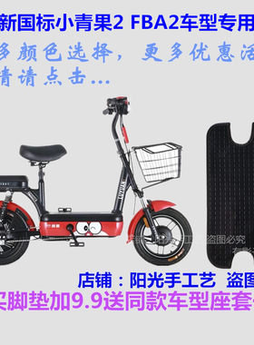绿源FBA2小青果2电动车脚垫防水