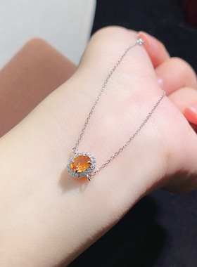 搭配天然芬达手链出货豪华双色款全净体品质好火彩好尺寸5*7