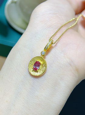 实验室培育宝石亚历山大变色石吊坠万能扣头可任意搭配项链纯银