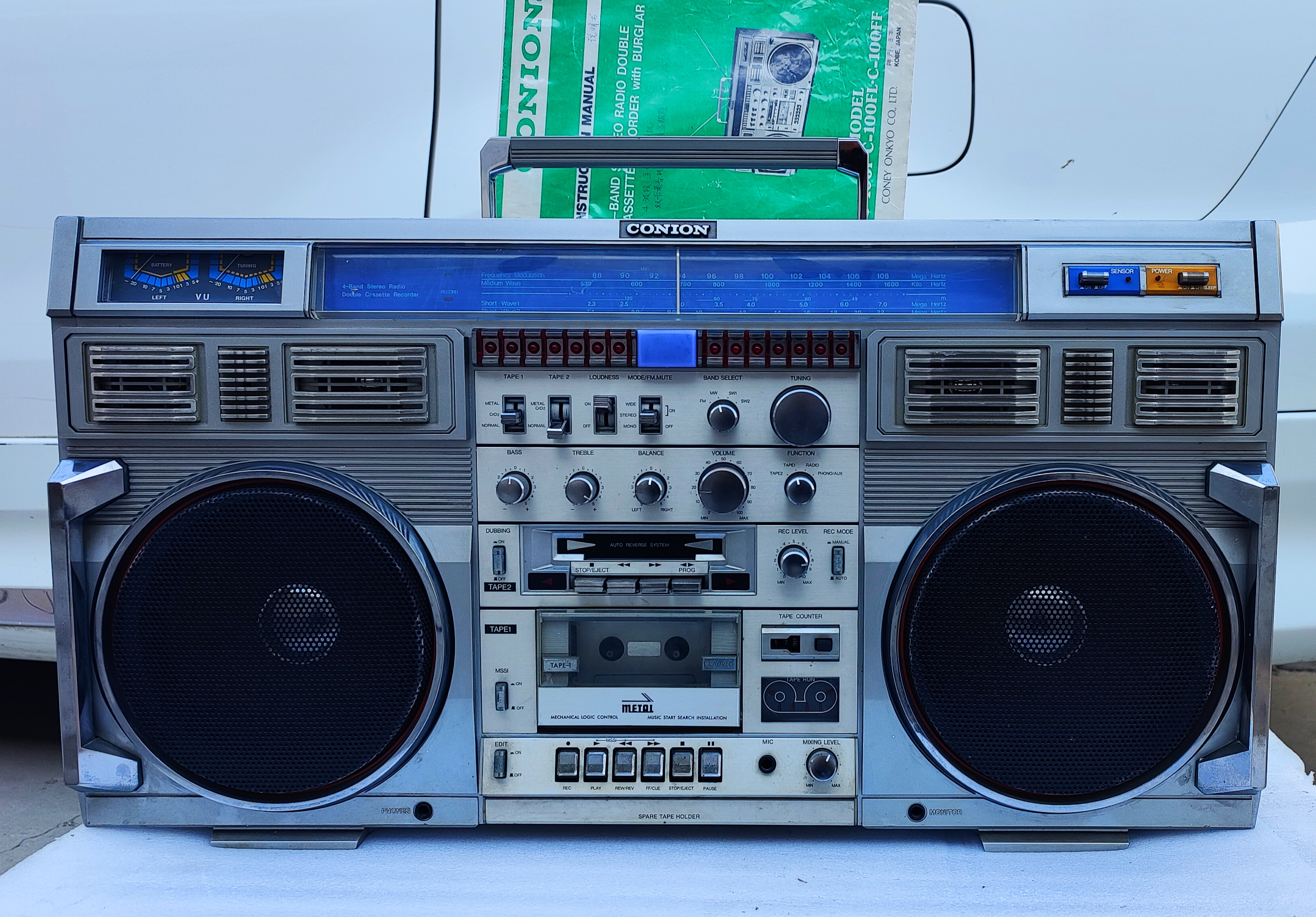 CONION安桥 C-100F双卡四波段收录机