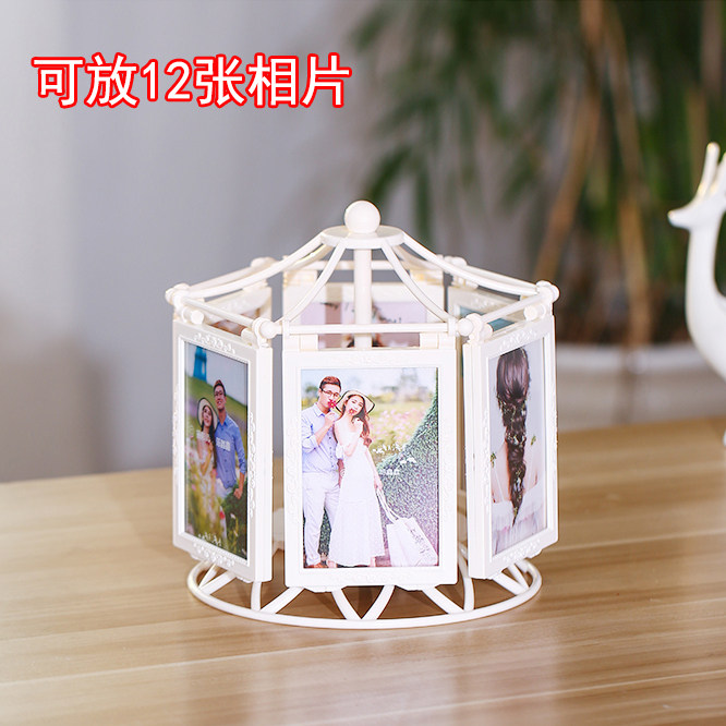创意组合摩天轮相框5寸竖版儿童宝宝相架五寸影楼相片框放12张