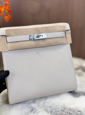 定制手工蜡线小女包Ado包凯莉双肩包书包TC荔枝纹大牛皮奶昔白C10