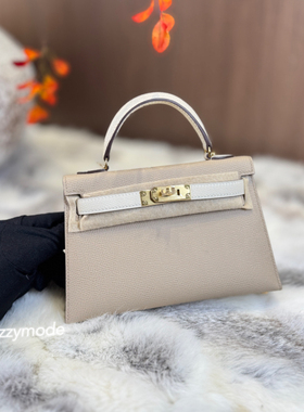 Zzymode 4B 饼干色拼 C10奶昔白 迷你凯莉包 miniKL 二代 epsom