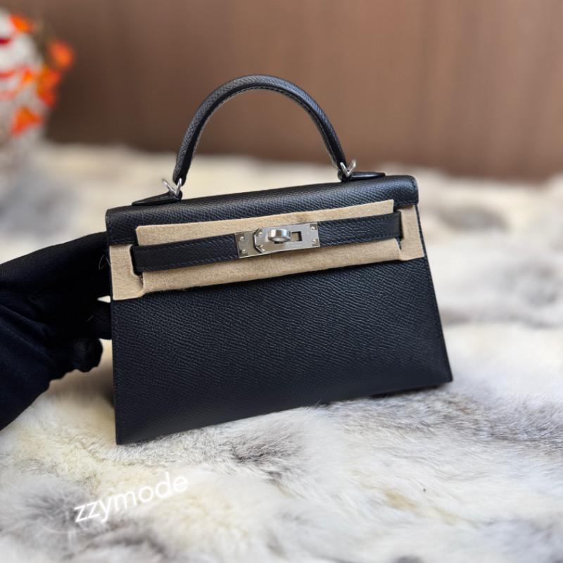 Zzymode Noir 89黑色 迷你凯莉包 miniKL 二代 Epsom皮 银扣PHW,箱包皮具/热销女包/男包,通用款女包,淘宝优惠券,粉丝福利购,淘宝优惠卷