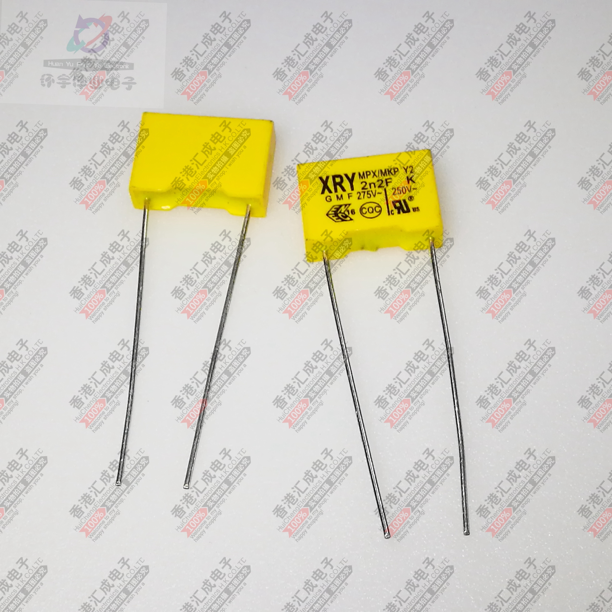 MKP2275222K10Y9M 2.2NF 275VAC 直插安规电容 P10MM 体积13X6