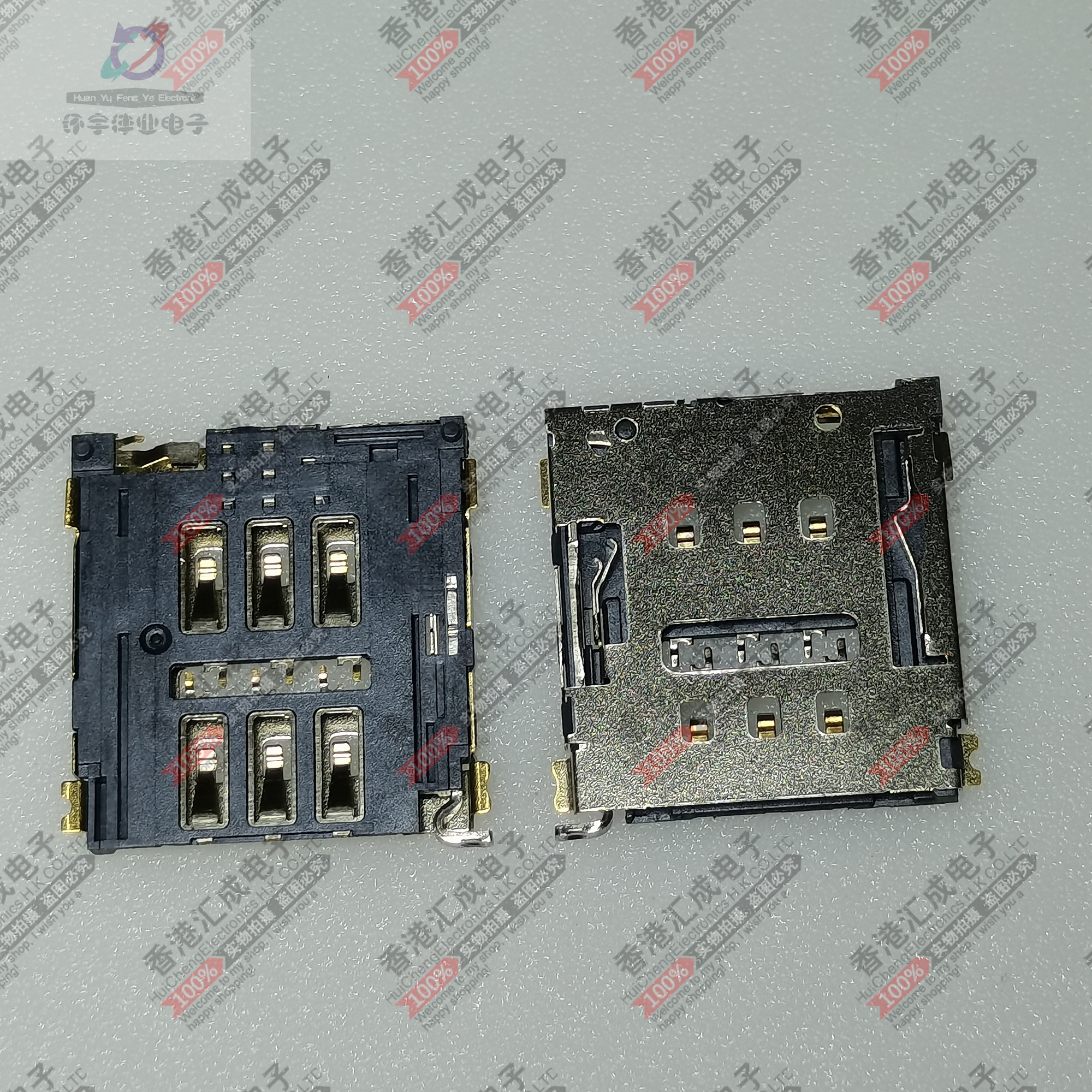 XDSM-0615-A012 6PIN H1.5MM SIM卡座 NANO小卡槽