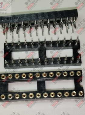 100-243-10-1001-00 2.54MM 2X12P DIP24 窄体直插座子 全新原装