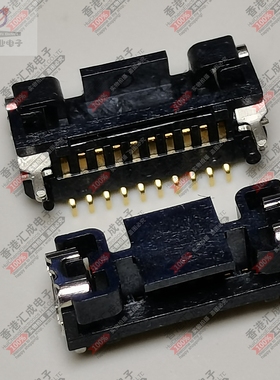 UCC8-010-1-H-S-1-A MICRO FLYOVER RCPT 10P 贴片插座连接器原装