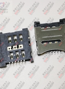 SIM-CARD-C99403 SIM-01A TF 卡座 SMD6 全新原装