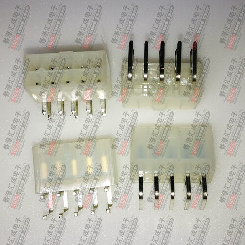 5557 2X5P母座 4.2MM间距 10P双排弯针座接插件 汽车连接器