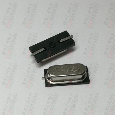 27.1383MHZ 27.1383M 15pF负载电容 20ppm SMD49S 贴片晶振 原装