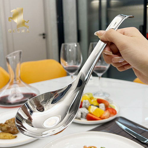 304不锈钢汤勺盛汤勺短柄粥勺