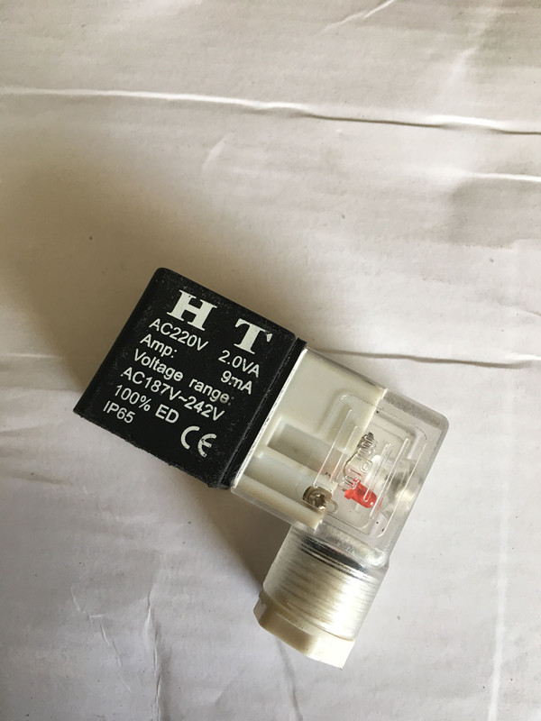 。电磁阀全铜线圈HT AC220V2.0VA Amp 9mA AC187-242V 100%ED IP6-封面