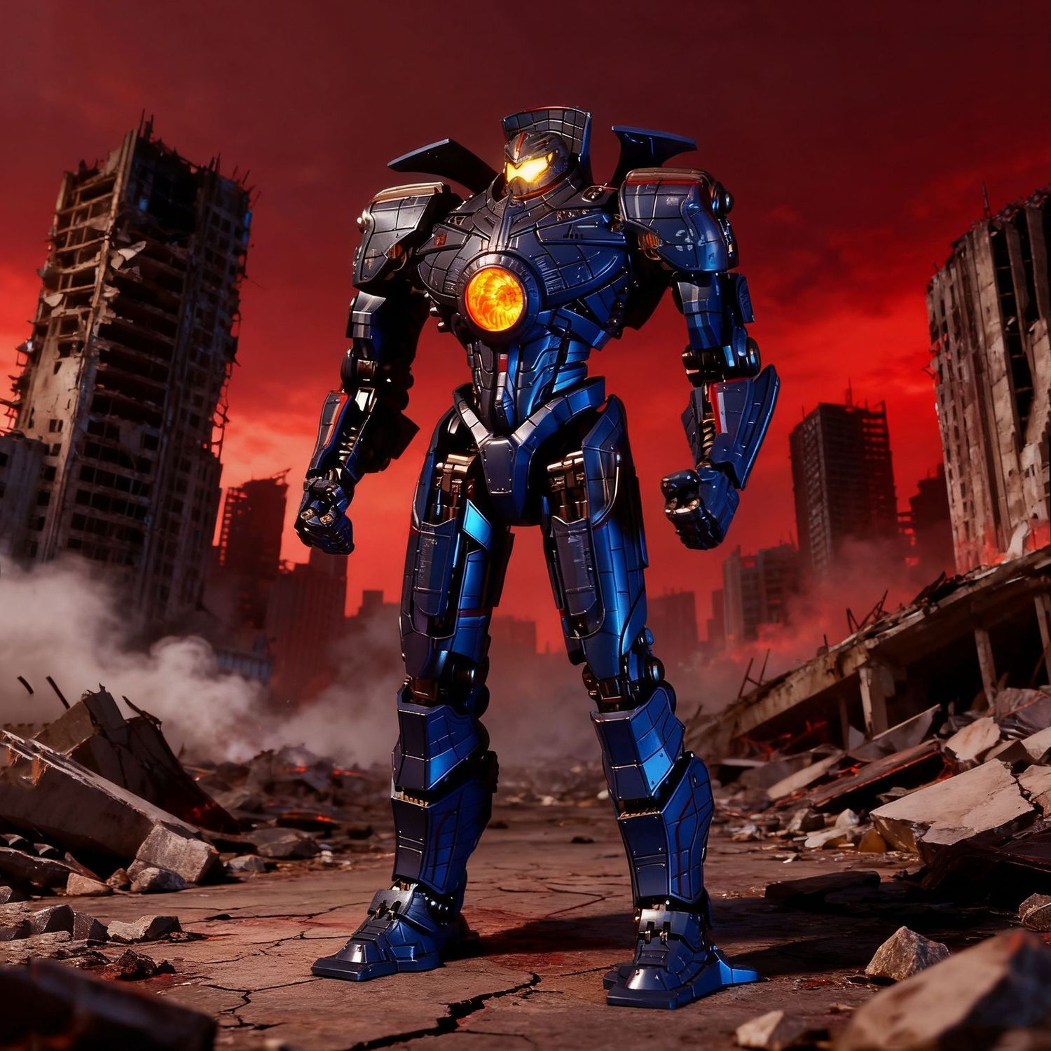 环太平洋机甲2危险复仇流浪者机甲模型儿童男孩可动玩具摆件手办