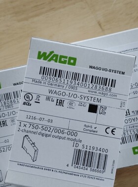 WAGO750-502，750-502006-000,750-514/006-000,750-514德国全新