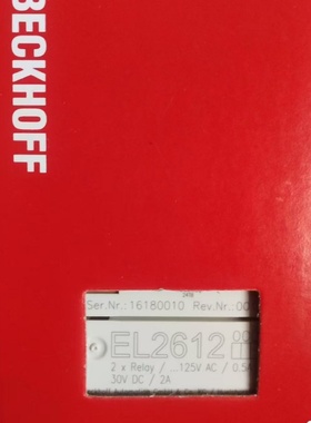 倍福EL2612 EL4032 EL3044 KL4034 KL4001全新现货议价包邮德国