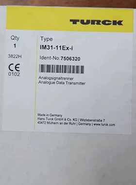 全新TURCK,IM31-11EX-I ,7506320 ,7520712,7514232,7506324仪价