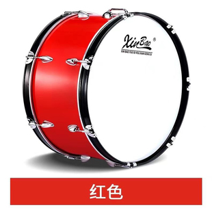 新宝乐器专业大军鼓22/24/25英寸西洋军乐队鼓背架大鼓铝合金鼓腔