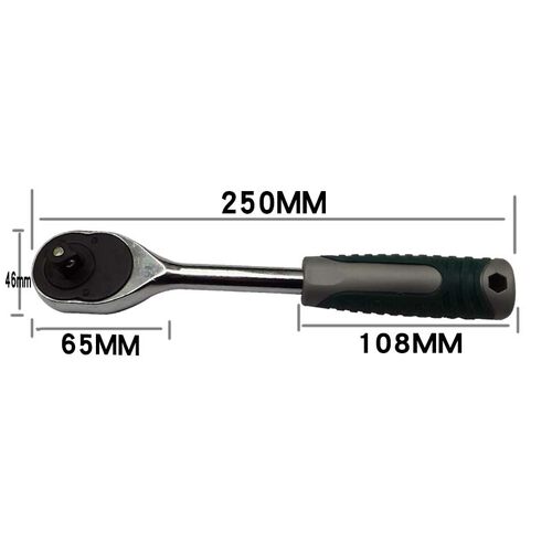 新品自动脱落快速棘轮套筒扳手24CR-V工业级72齿大飞扳手1/2工具