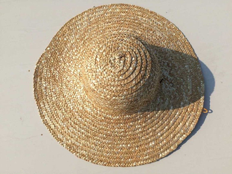 男士农民草帽农用大沿麦秆遮阳草帽大号工地施工舞台表演农村草编