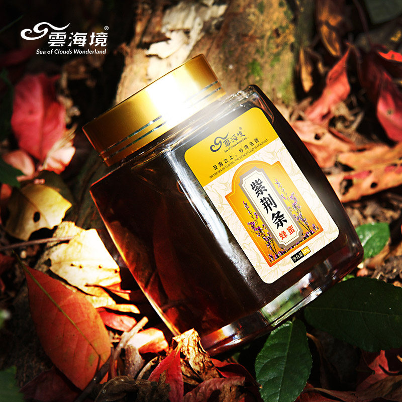 野生土蜂蜜紫荆条柑橘花蜜五倍子百花刺槐蜜农家自产自销500g包邮