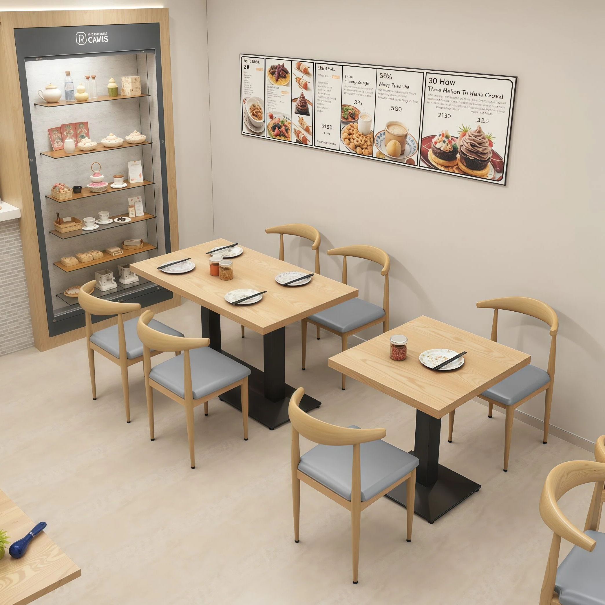 快餐桌椅餐椅烧烤店汉堡店咖啡厅