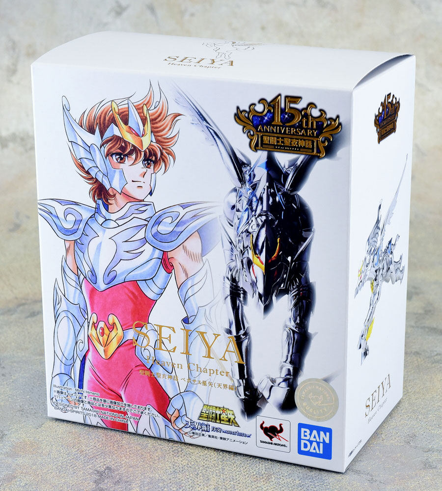 现货 万代 圣衣神话 圣斗士 天马座 星矢 天界篇 15周年 可动非EX