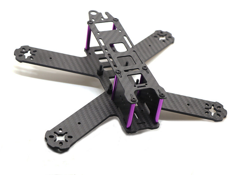 新款四轴碳机架穿越耐炸