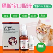 Meinuo Catamine Bao uống Lysine Cat hắt hơi mũi hắt hơi ho mũi ngáy lạnh để gửi thuốc nhỏ mũi - Cat / Dog Health bổ sung