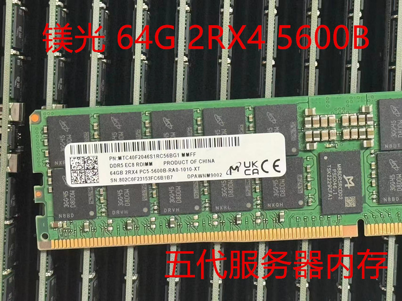 镁光DDR5服务器64G5600