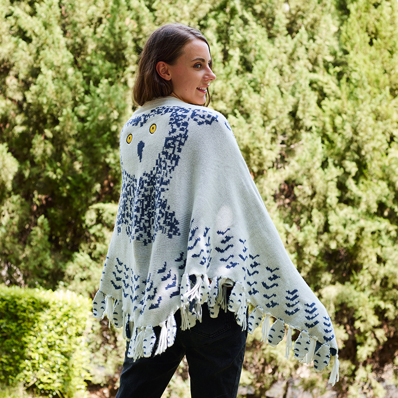 chotone秋冬围脖针织男女动物