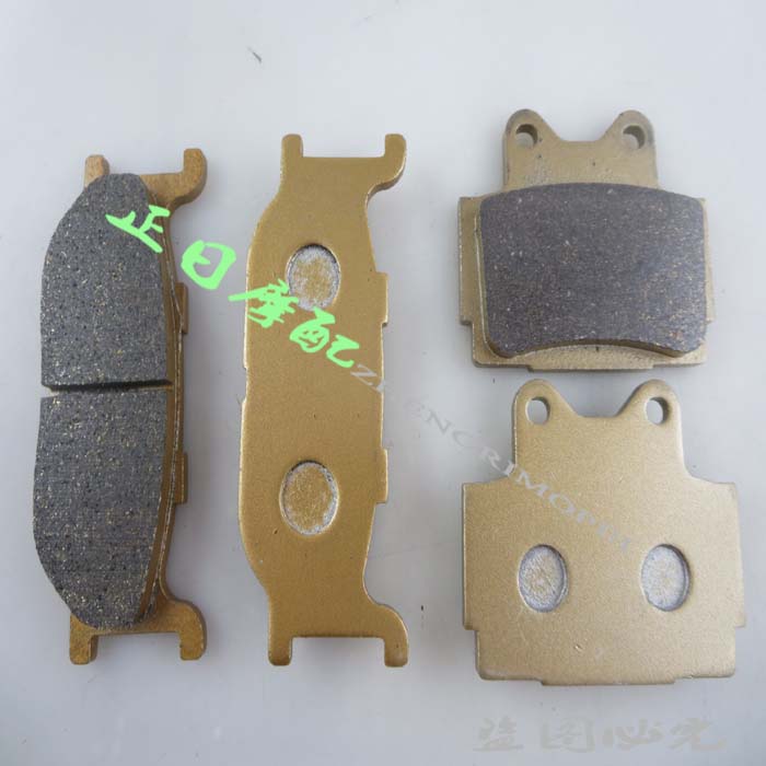 摩托车配件： XV400 双叠 前刹车皮 后刹车皮 刹车片