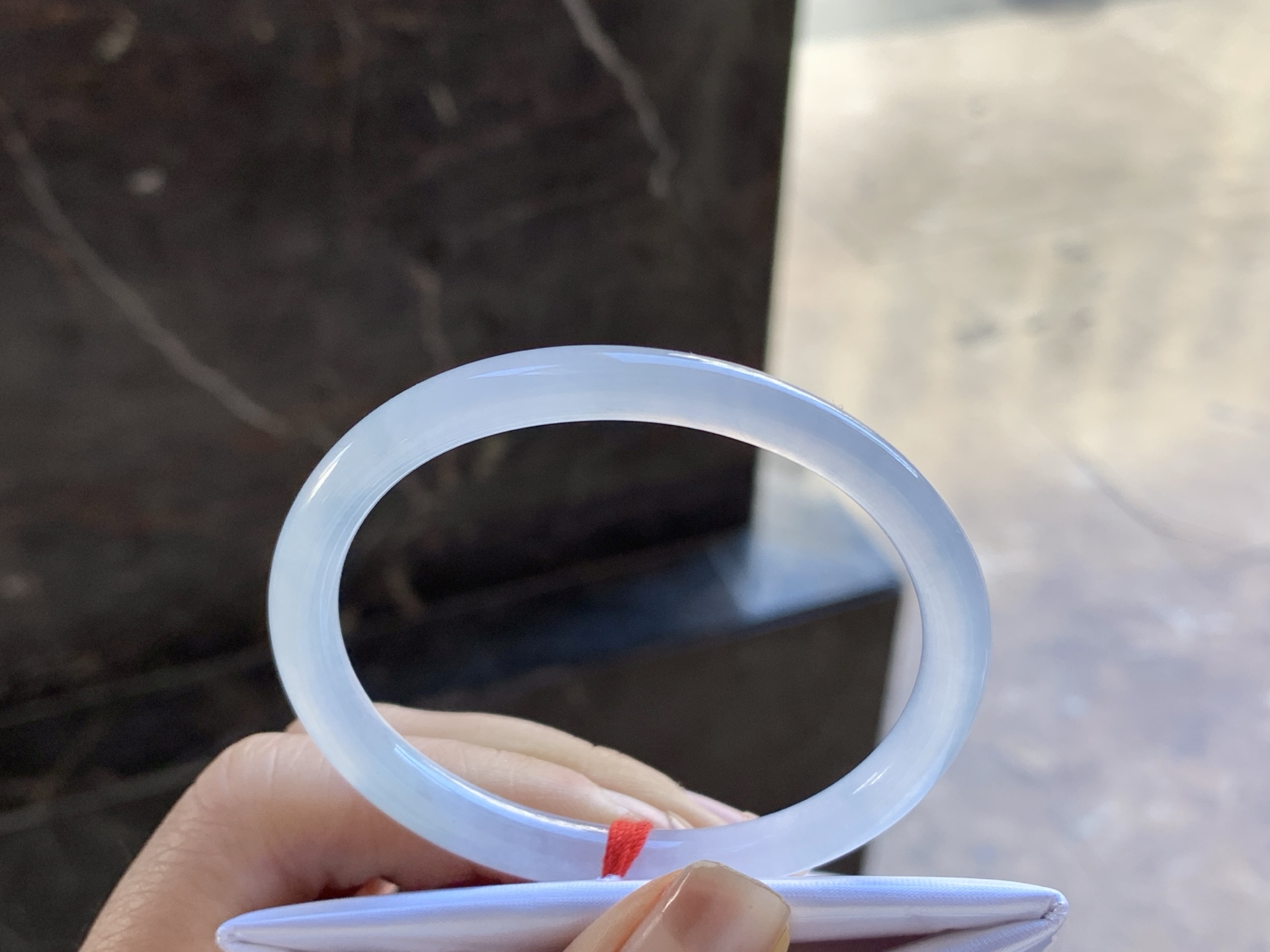 冰种细条贵妃 圈口53 54 正圈51可以带