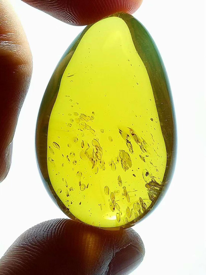 【素缘】缅甸纯天然虫珀吊坠1003 02琥珀带爆花珀标本挂件坠子