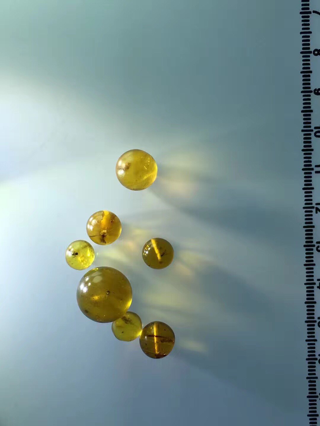 【素缘】缅甸纯天然虫珀戒面0522 01琥珀带原始蜂蚊蝽珠子挂件