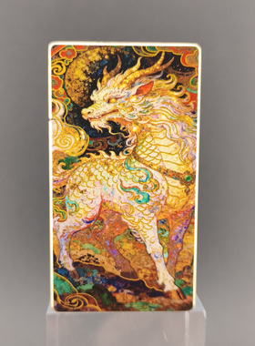 Gelang格朗G10煤油打火机卡片小重甲鎏金珐琅彩电镀彩印扎基拉姆
