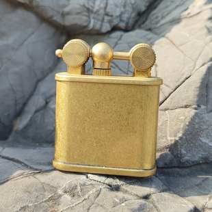 追虎擒龙电影同款佐罗558古董煤油打火机德国老式抬臂纯黄铜火机