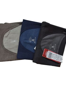 花系秋冬新款82225男士倍暖魔绒随衣裁圆领背心