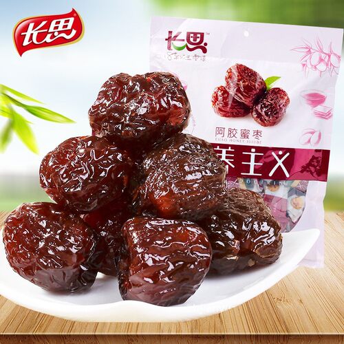 长思阿胶蜜枣828g2袋去核山东