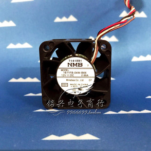 04W B66 0.88A NMB 4线双滚珠风扇 12V 1611FB 4CM 原装 4028