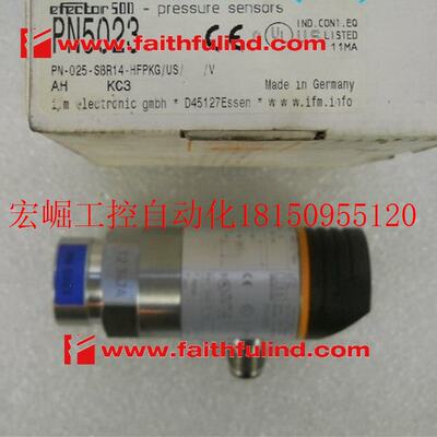 议价Ifm PN5023 易福门全新压力传感器 PN-025-SBR14--HFPKG/现货