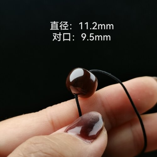 天然抚顺琥珀老料老型珠11.2*9.5文玩手串配饰配珠猴头金刚菩提