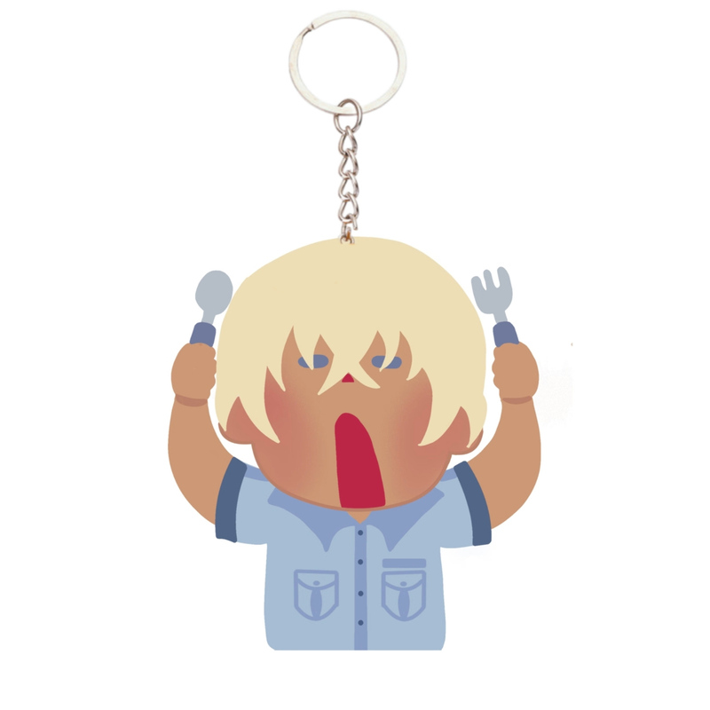 名侦探柯南警校五人组可爱插画小人动漫周边钥匙扣背包挂件装饰