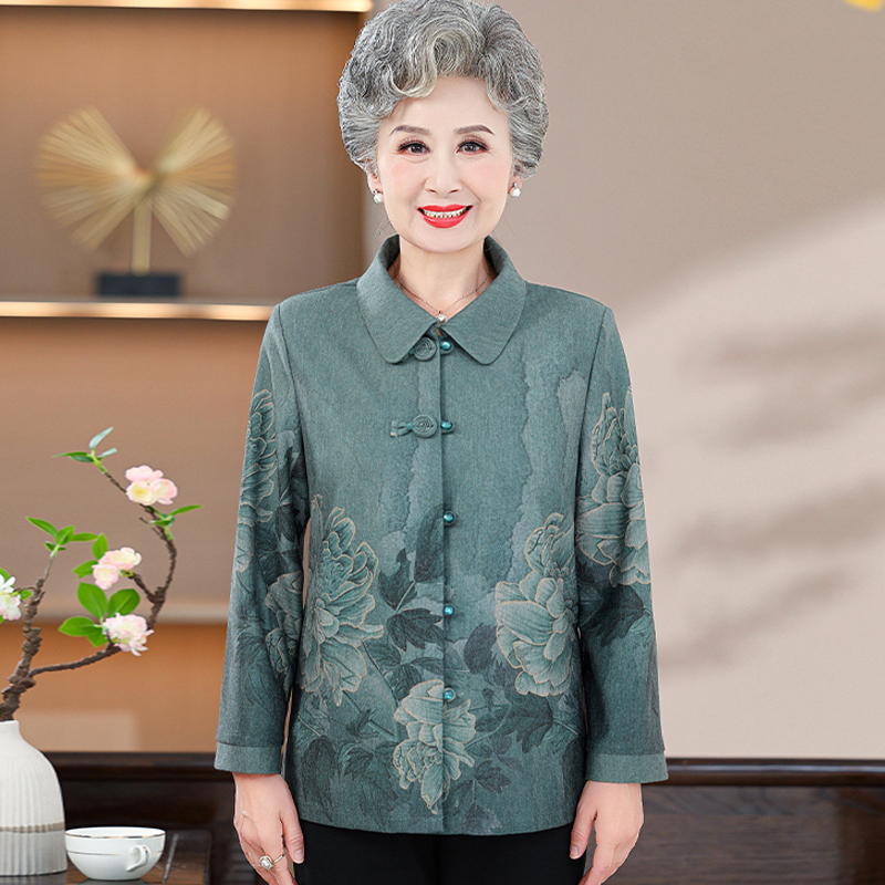 薄外套女奶奶2024新款衬衫