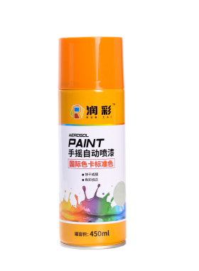 润彩手摇自动喷漆RAL7035#浅灰色劳尔ral色卡油漆450ml